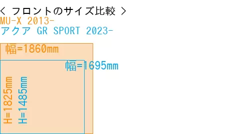 #MU-X 2013- + アクア GR SPORT 2023-